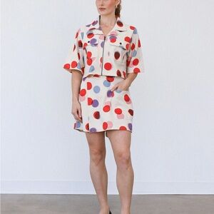 Noble | NWT Polka Dot Utility SHIRT ONLY | Size 2X